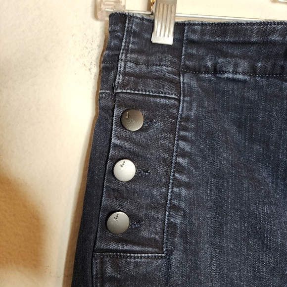 J Brand Natasha Sky High Skinny Jeans Stretch Denim Size 29 Bluebird Darkwash - Picture 15 of 16